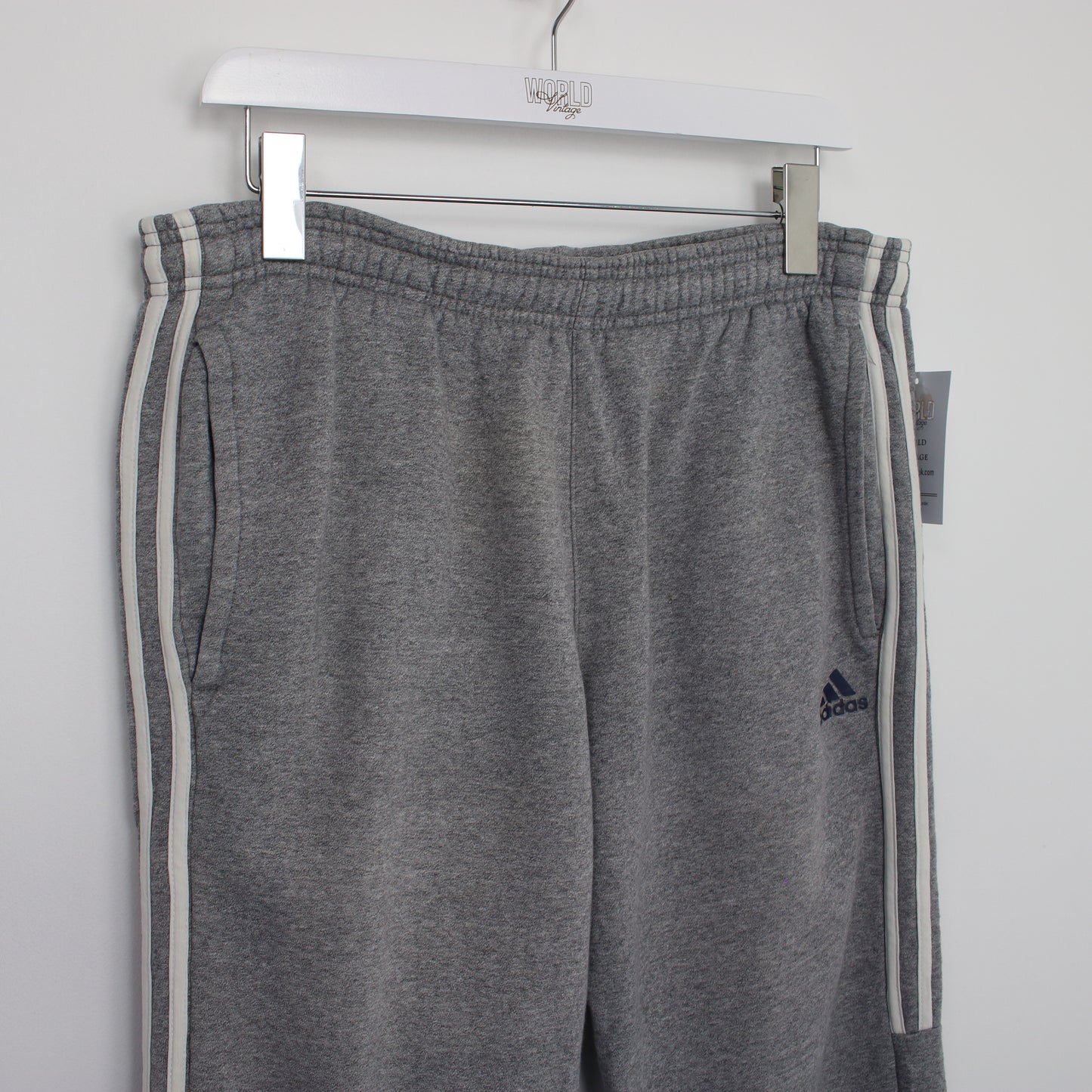 Vintage Adidas joggers in grey. Best fits M