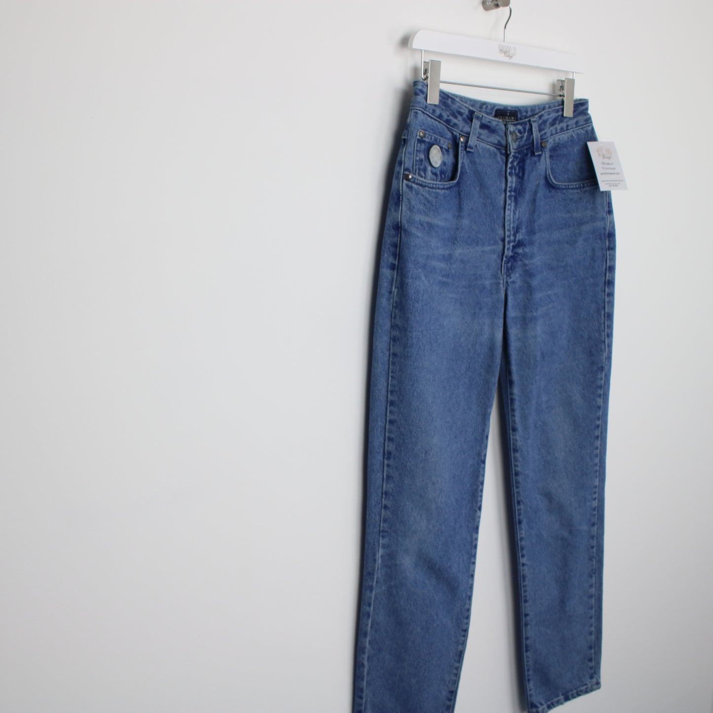 Vintage Trussardi jeans in blue. Best fits W29 L29.5